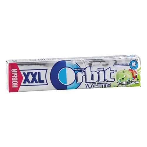 Резинка жевательная Orbit white с ароматом яблока 20.4 г