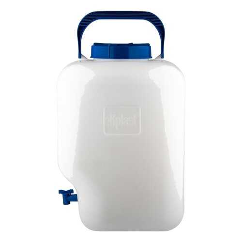 Фляга ElfPlast Aqualine с краном, белый, 35 л