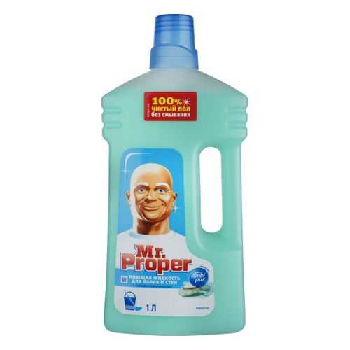 Универсальное чистящее средство для мытья полов Mr. Proper горный ручей и прохлада 1 л