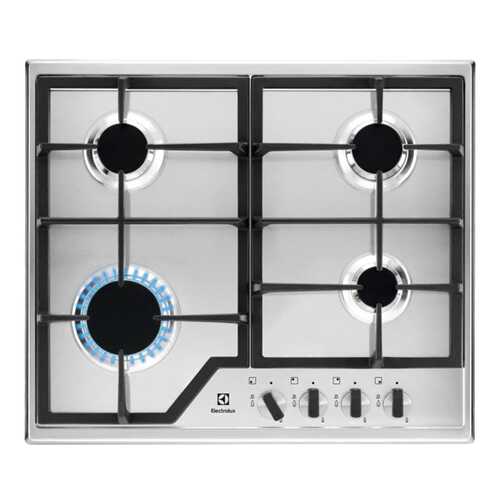 Встраиваемая варочная панель газовая Electrolux GPE 263 MX Silver
