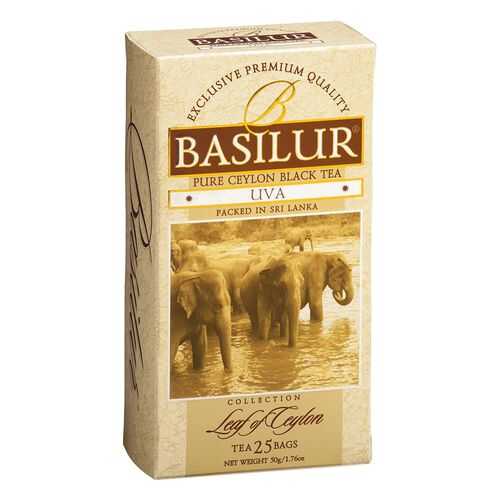 Чай черный Basilur uva цейлонский 25 пакетиков