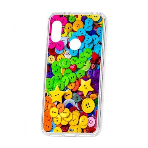 Чехол Xiaomi Redmi 6 Pro Kruche Print Пуговки