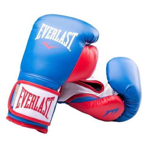 Боксерские перчатки Everlast Powerlock красные/синие 12 унций