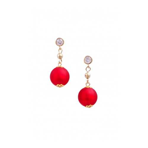 Серьги Perla Appeso Matt 09030733 красные