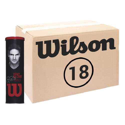 Теннисные мячи Wilson Roger Federer Legacy All Court 72 мяча элитный мяч в железной банке.