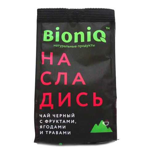 Чай черный BIONIQ, Насладись, с фруктами, ягодами и травами, 50 г