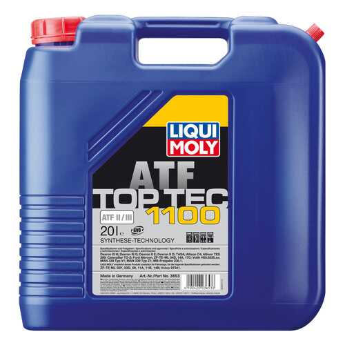 Трансмиссионное масло LIQUI MOLY Top Tec ATF 20л 3653