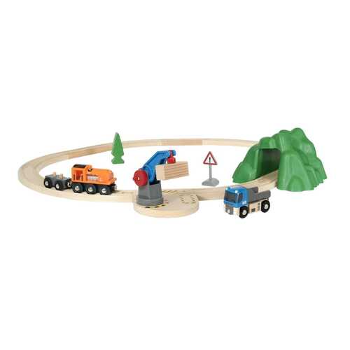 Игровой набор Brio Погрузо-разгрузочный Ж/д Набор (33878)