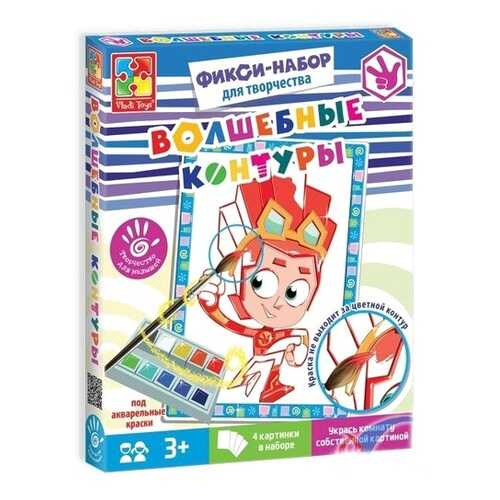 Набор для творчества VLADI TOYS Волшебные контуры: Фиксики (VT4402-22)