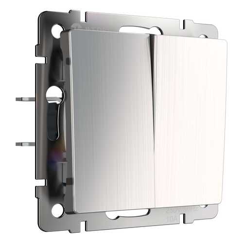 Выключатель Werkel WL02-SW-2G-2W глянцевый никель