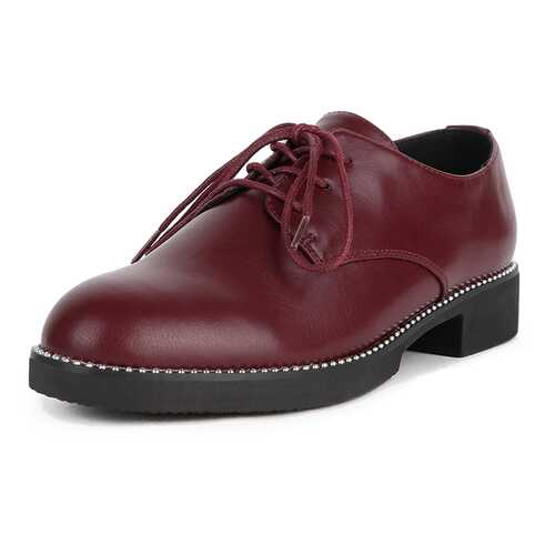 Полуботинки женские T.Taccardi K0567LC-1A бордовые 38 RU