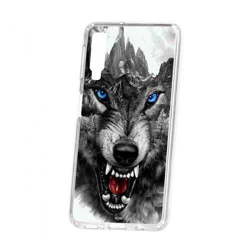 Чехол Samsung Galaxy A7 (2018) A750 Kruche Print Волк