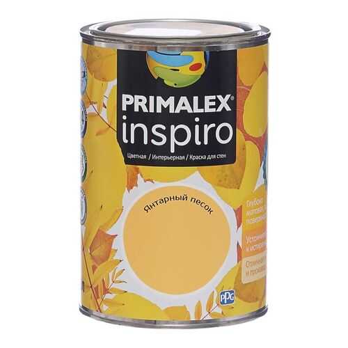 Краска для внутренних работ Primalex Inspiro 1л ЯнтарныйПесок, 420110