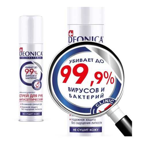 Спрей для рук Deonica антисептический Antibacterial 150 мл