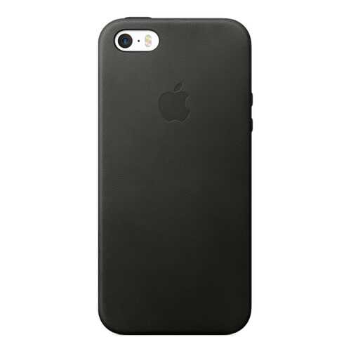 Кейс для Apple iPhone Apple Leather Case Black для iPhone SE (MMHH2ZM/A)