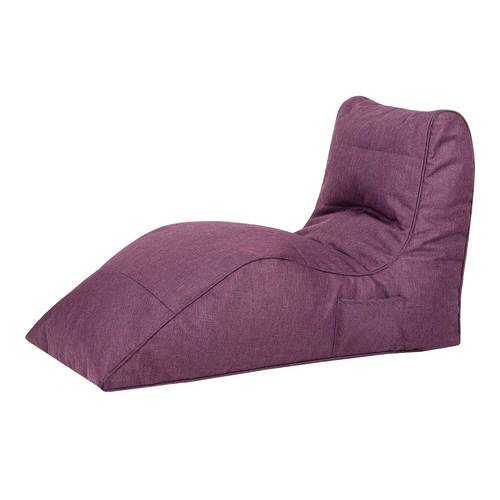 Кресло бескаркасное Папа Пуф Cinema Sofa Purple, размер XXL, рогожка, фиолетовый
