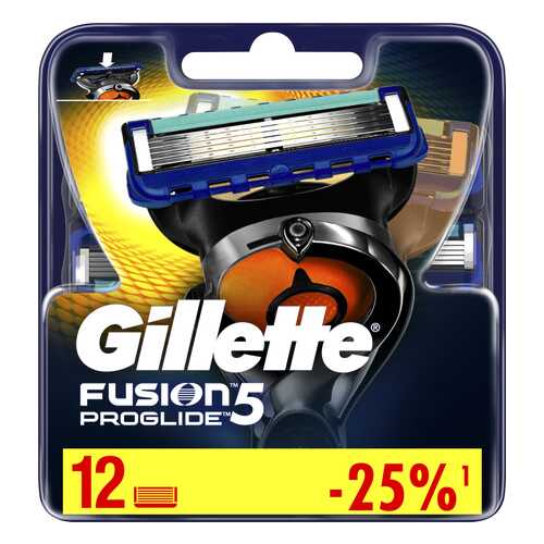 Сменные Кассеты Gillette Fusion5 ProGlide 12 шт