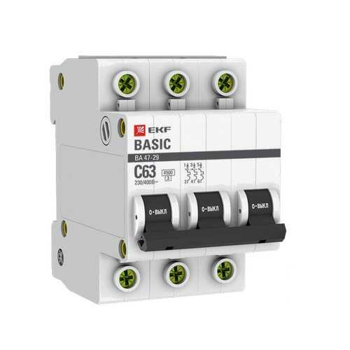 Автоматический выключатель EKF mcb4729-3-20-B