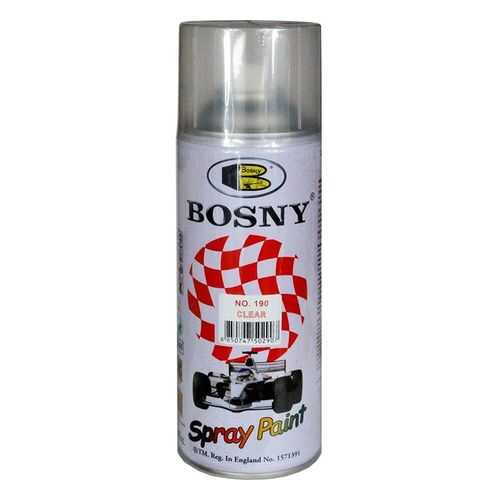 Лак BOSNY глянцевый, аэрозольный баллон, объем 400 мл.