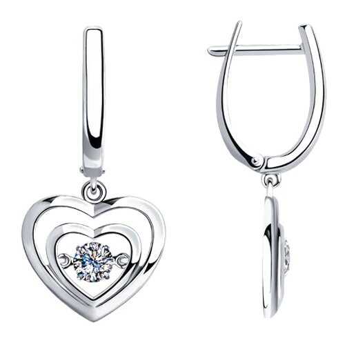 Серьги SOKOLOV из серебра со Swarovski Zirconia 89020125
