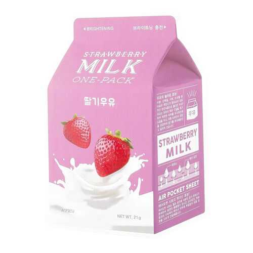 Маска для лица A'pieu Strawberry Milk One-Pack 21 г