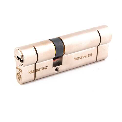 Цилиндровый механизм Apecs N6 ключ/ключ 35-55 (90мм) Ni (5key)