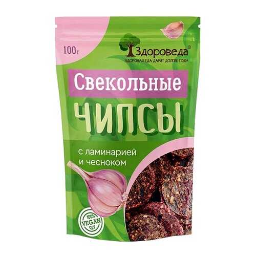 Чипсы свекольные Здороведа с ламинарией и чесноком