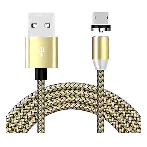 Кабель магнитный Zibelino DC Magnetic USB-microUSB (Gold)