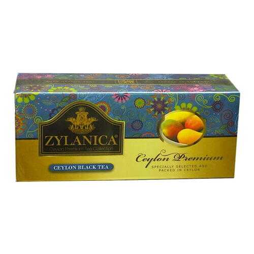 Чай Zylanica Ceylon Premium черный байховый с манго 25 пакетиков