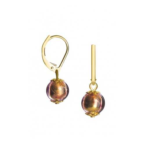 Серьги Perla Piccolo Oro 903060476004 фуксия