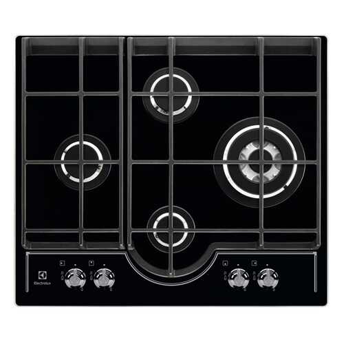 Встраиваемая варочная панель газовая Electrolux GPE363RCK Black/Silver