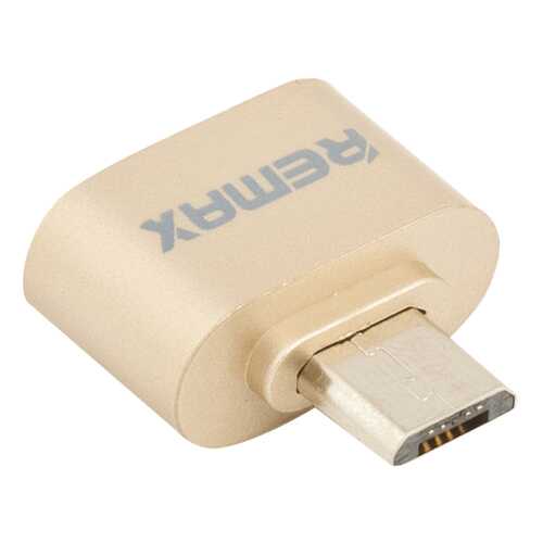 Кабель Remax microUSB 0,1м Gold