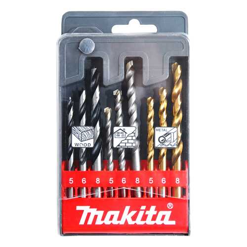 Универсальный набор сверл для дрелей, шуруповертов Makita D-08660