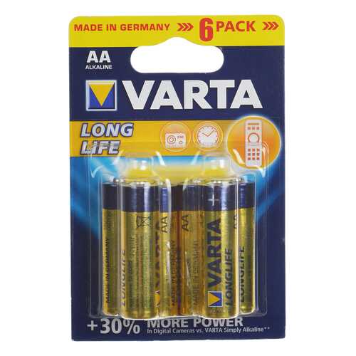 Батарейка VARTA LONGLIFE 4106 6 шт