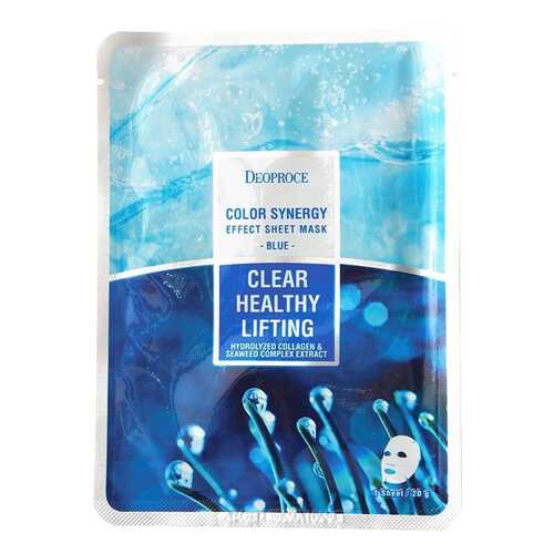 Маска для лица Deoproce Color Synergy Effect Sheet Mask Blue 20 г 1 шт