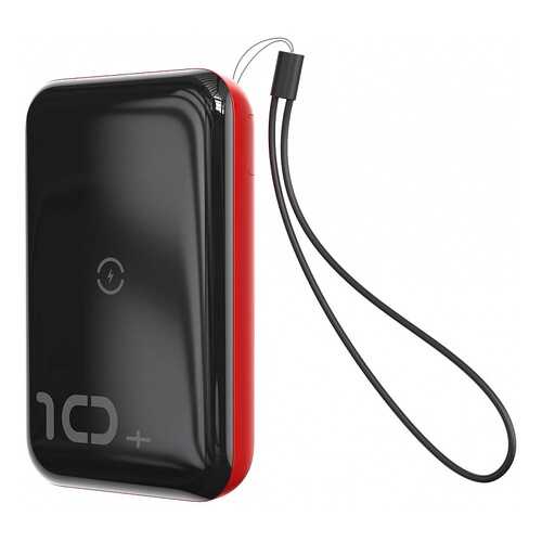 Внешний аккумулятор Baseus Mini S Bracket 10W Wireless Charger 10000mAh Black/Red