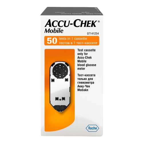 Тест-кассета для глюкометра Accu-Chek mobile на 50 измерений