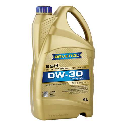 Моторное масло Ravenol Super Synthetic Hydrocrack SSH SAE 0W-30 4л