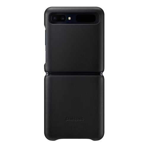 Чехол Samsung Leather Cover для Samsung Galaxy Z Flip Black