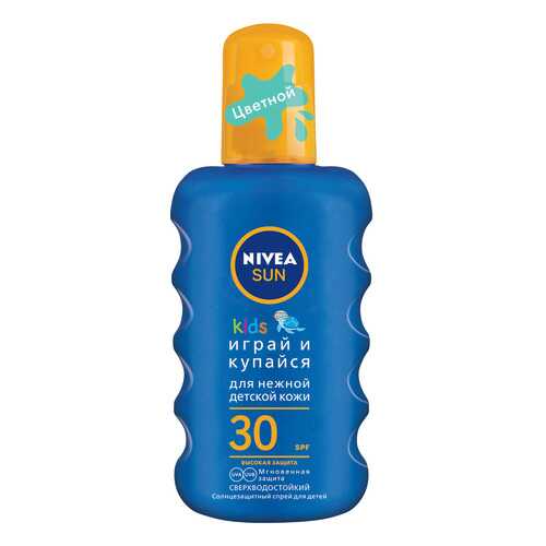 Солнцезащитный спрей Nivea Sun kids увлажняющий SPF30, 200 мл