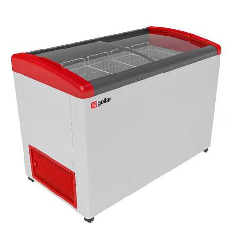 Морозильный ларь Gellar FG 400 E White/Red