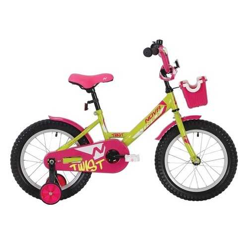 Велосипед Novatrack Twist салатовый 18