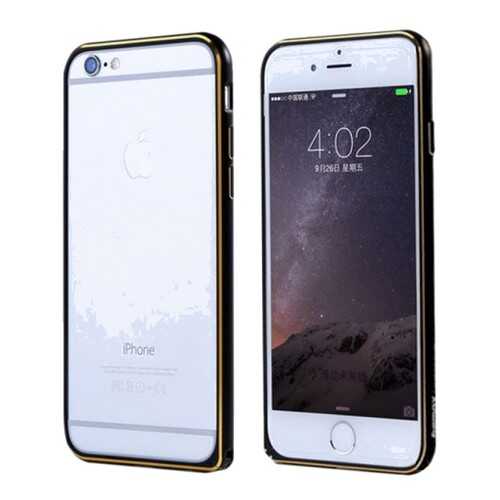Металлический бампер Remax (защелка) для Apple iPhone 6/6s (4.7) (Черный)