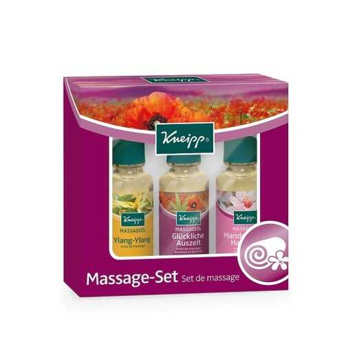 Набор масел Kneipp для массажа с маслами красного мака+с иланг-иланг+с миндалем