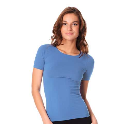 Футболка женская Sensi T-Shirt ST MA476M-5 голубая L