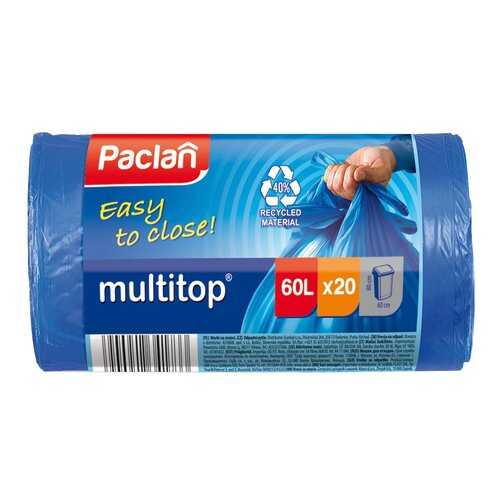 Мешки для мусора Paclan Multitop 60л 20шт