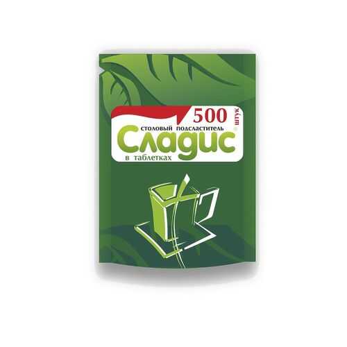 Столовый подсластитель Сладис 500 таблеток 31 г