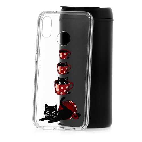Чехол Huawei P20 Lite Kruche Print Котенок в чашке