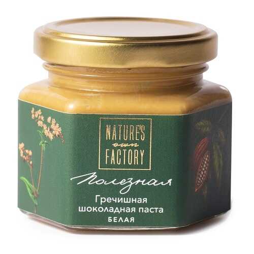 Паста Гречишная шоколадно-ореховая белая Nature's Own Factory 120 г, Россия