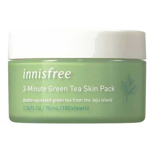 Маска для лица Innisfree 3-Minute Green Tea Skin Pack 70 мл
